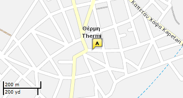 Location of business on map