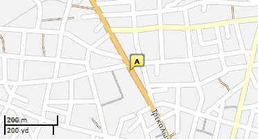 Location of business on map