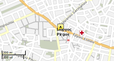 Location of business on map