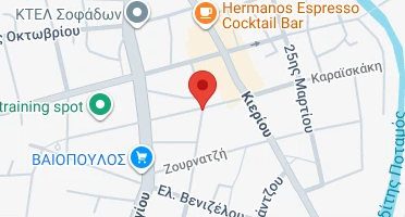 Χάρτης και σημείο της επιχείρησης