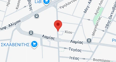 Location of business on map
