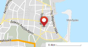 Location of business on map