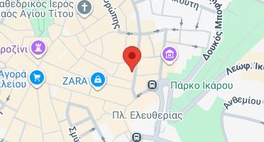 Location of business on map