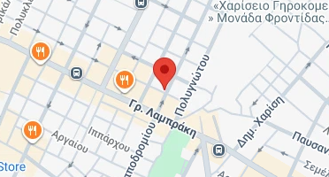 Location of business on map