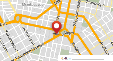 Location of business on map