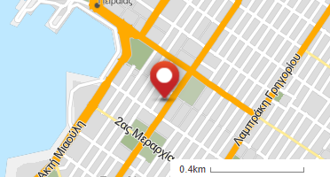 Location of business on map