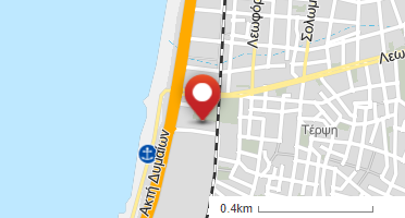 Location of business on map