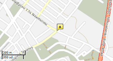 Location of business on map