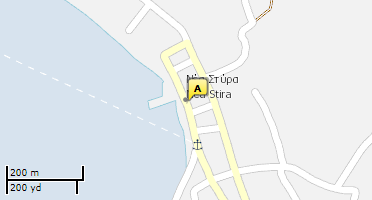 Location of business on map