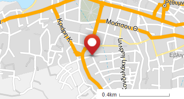Location of business on map
