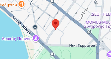 Location of business on map