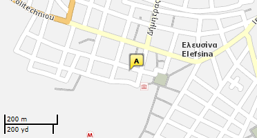 Location of business on map