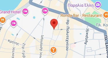 Location of business on map