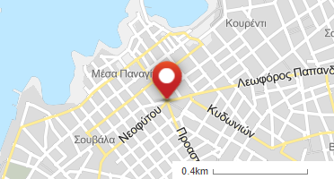 Location of business on map