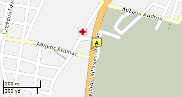 Location of business on map