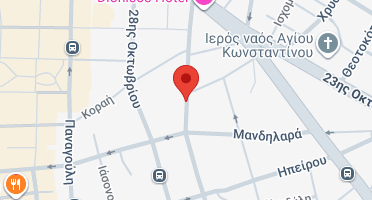 Location of business on map