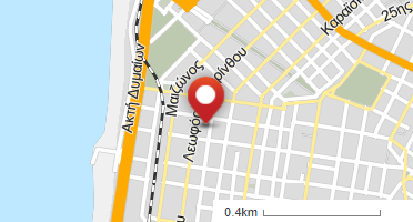 Location of business on map