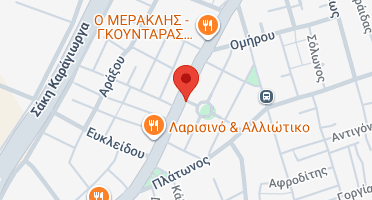 Location of business on map