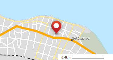 Location of business on map