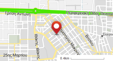 Location of business on map