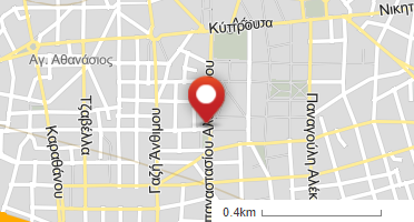Location of business on map