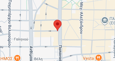 Location of business on map