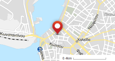 Location of business on map