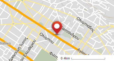Location of business on map