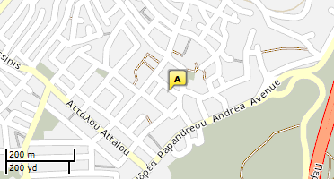 Location of business on map