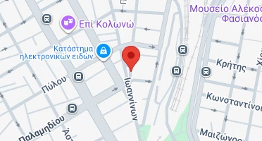 Location of business on map