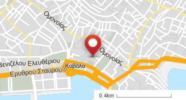 Location of business on map