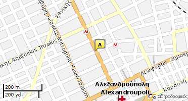 Χάρτης και σημείο της επιχείρησης