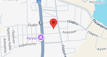 Location of business on map