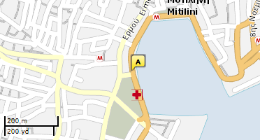Location of business on map