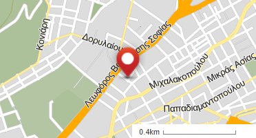 Location of business on map