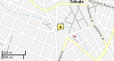 Location of business on map