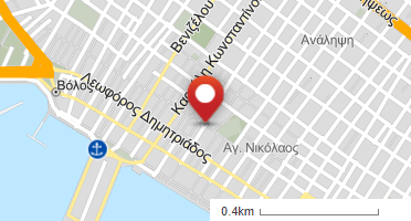 Location of business on map