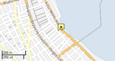 Location of business on map