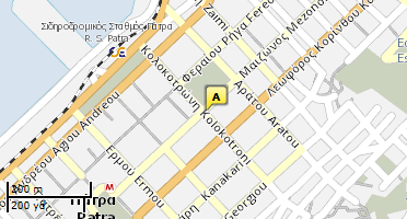 Location of business on map