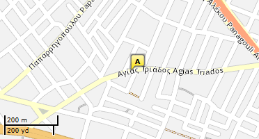 Location of business on map