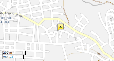 Location of business on map