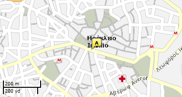 Location of business on map