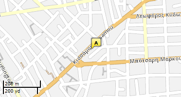 Location of business on map