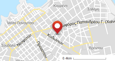Location of business on map