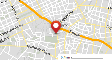 Location of business on map