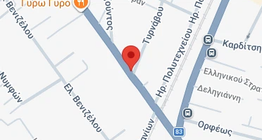 Location of business on map
