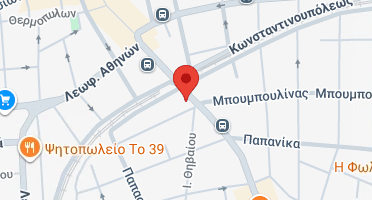 Location of business on map