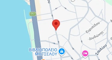 Location of business on map