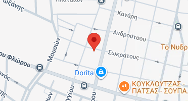 Location of business on map