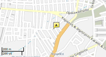 Location of business on map